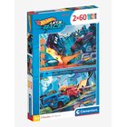 CLEMENTONI Hotwheels 2X60Pcs - MULTICOLOR - One Size