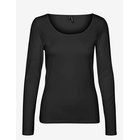VERO MODA Vmmaxi My Ls Soft Uneck Noos - BLACK - M