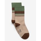 MINIPOP Minipop Bamboo Mix Stripes Socks - GREEN - 35/38
