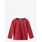 MANGO Striped Oversized T-Shirt - DARK RED - 4-5 – kuva 1