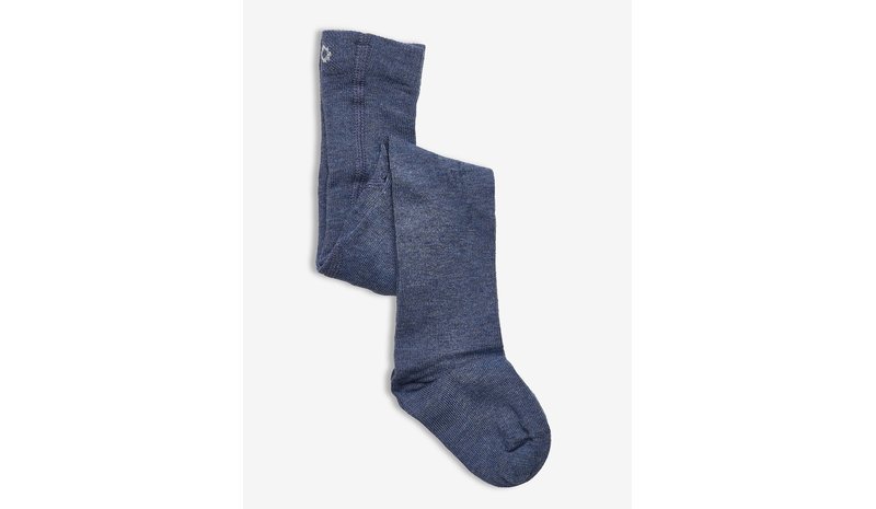 MINYMO Stocking - Solid - BLUE MELANGE - 140-146 – kuva 1/1