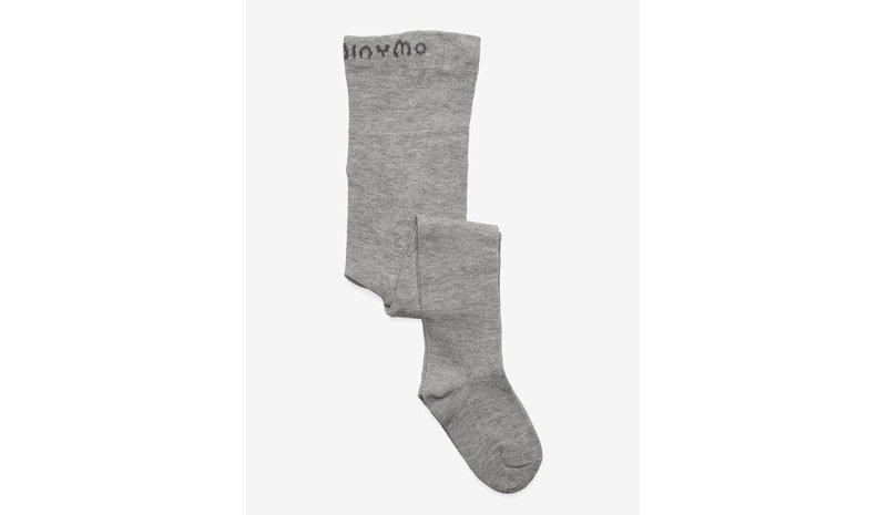 MINYMO Stocking - Solid - LIGHT GREY MELANGE - 92-98 – kuva 1/1