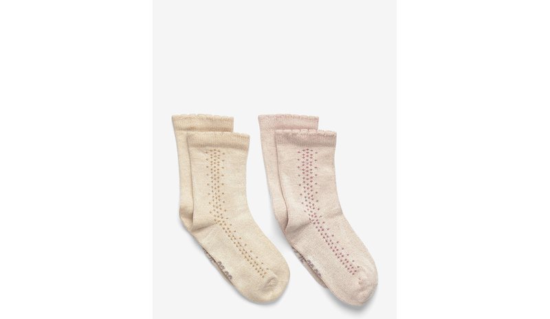 MINYMO Ankle Sock Solid 2-Pack - BURNISHED LILAC - 27\30 – kuva 1/1