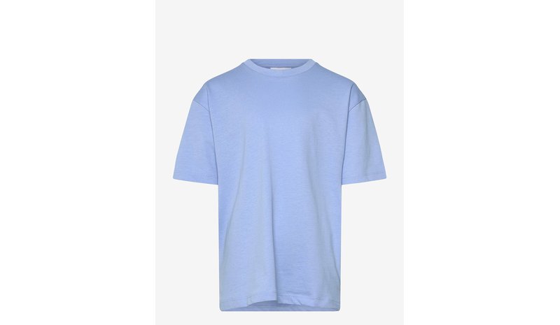 ENKEL STUDIO Basic O-Neck Tee S/S - LT BLUE - 152 – kuva 1/1