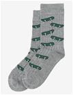 MINIPOP Mpopmats Bamboo Sock - LIGHT GREY MELANGE - 19/22