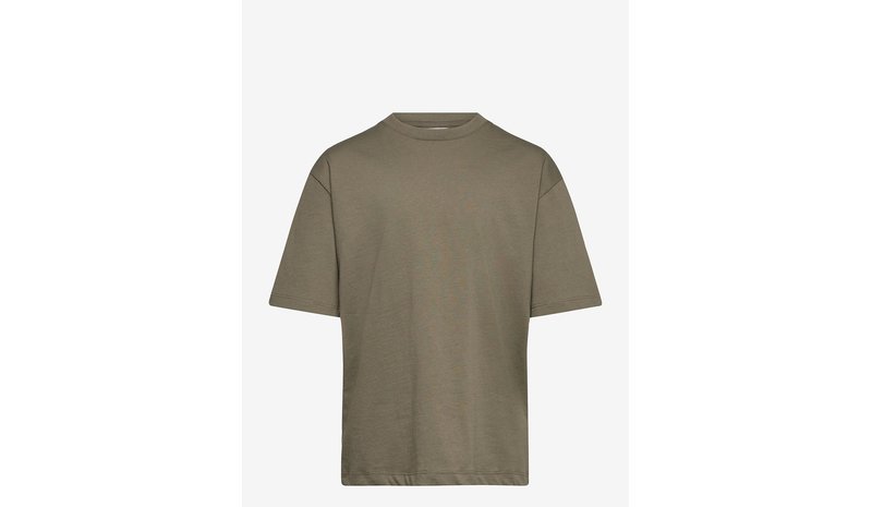 ENKEL STUDIO Basic O-Neck Tee S/S - ARMY - 152 – kuva 1/1