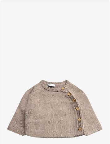 MANGO Buttoned Knit Sweater - MEDIUM BROWN - 62 – kuva 1/1