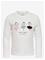KIDS ONLY Kmgfleur Ls Reg Tee Jrs - CLOUD DANCER - 110 – kuva 1
