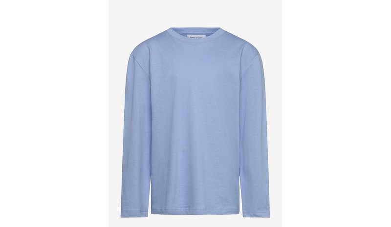 ENKEL STUDIO Basic O-Neck Tee L/S - LT BLUE - 116 – kuva 1/1