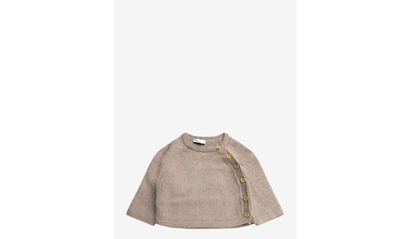 MANGO Buttoned Knit Sweater - MEDIUM BROWN - 56 – kuva 1/1