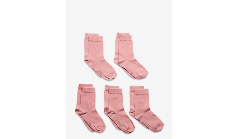 MINYMO Ankle Sock -Solid (5-Pack) - ROSE - 31-34 – kuva 1/1
