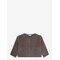 MANGO Ribbed Knitted Cardigan - BROWN - 110 – kuva 1
