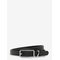 GINA TRICOT Clean Rectangular Belt - BLACK/SILVER - M/L – kuva 1