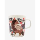 MARIMEKKO HOME Ketunmarja Mug 2,5Dl - WHITE, BRONZE, PINK, PETROL - 8X9.5