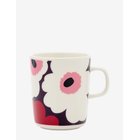 MARIMEKKO HOME Unikko Mug 2,5Dl - WHITE, PLUM, CRANBERRY, PINK - 8X9.5