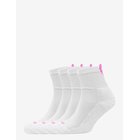 PUMA Puma Women Heart Logo Short Crew 4P Ecom - WHITE / PINK - 35-38