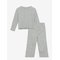 MANGO 100% Cotton Floral Full Pyjamas Set - MEDIUM GREY - 104 – kuva 1