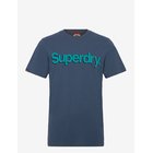 SUPERDRY Classic Core Logo Shadow Tee - BLUE BOTTLE - XL