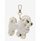 ANNA + NINA Beaded Poodle Keychain - WHITE - One Size – kuva 1