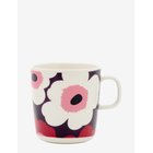 MARIMEKKO HOME Unikko Mug 4Dl - WHITE, PLUM, CRANBERRY, PINK - 9.5X10