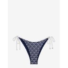 TOMMY HILFIGER V Side Tie Print - SCRIPT ALL OVER NAVY - S