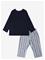 MANGO Striped Pyjama Set - NAVY - 92 – kuva 1