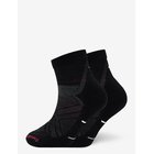 SMARTWOOL Women's Run Targeted Cushion Ankle Socks - BLACK - S