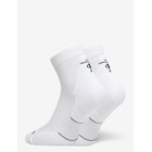 SMARTWOOL Run Targeted Cushion Ankle Socks - WHITE/WHITE - L