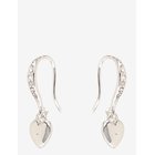 PILGRIM Dixie Heart Earrings Silver-Plated - SILVER PLATED - One Size