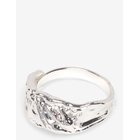 PILGRIM Sol Organic Shaped Crystal Ring Silver-Plated - SILVER PLATED - One Size