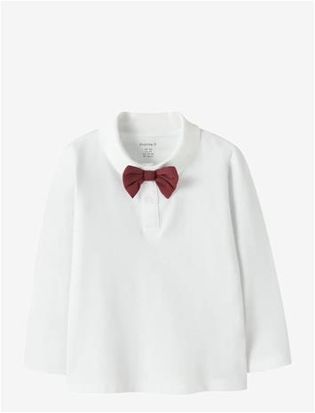NAME IT Nmmrogula Ls Polo - BRIGHT WHITE - 116 – kuva 1/1