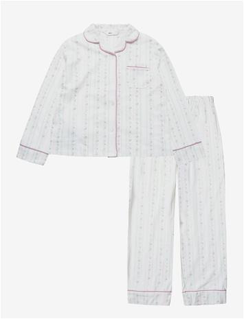 MANGO Floral-Print Pyjama Set - NATURAL WHITE - 128 – kuva 1/1