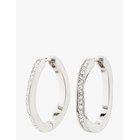 PILGRIM True Hoop Earrings Silver-Plated - SILVER PLATED - One Size