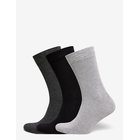 LINDBERGH 3 Pk Bamboo Sock - BLACK GREY - 40-47