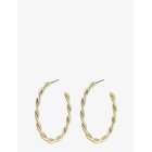 PILGRIM Naja Large Hoop Earrings Gold-Plated - GOLD PLATED - One Size