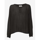 KAFFE Amber Blouse Ls - BLACK - 44