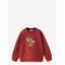 MANGO Oversized Sweatshirt With Embossed Pattern - DARK RED - 5-6 – kuva 1