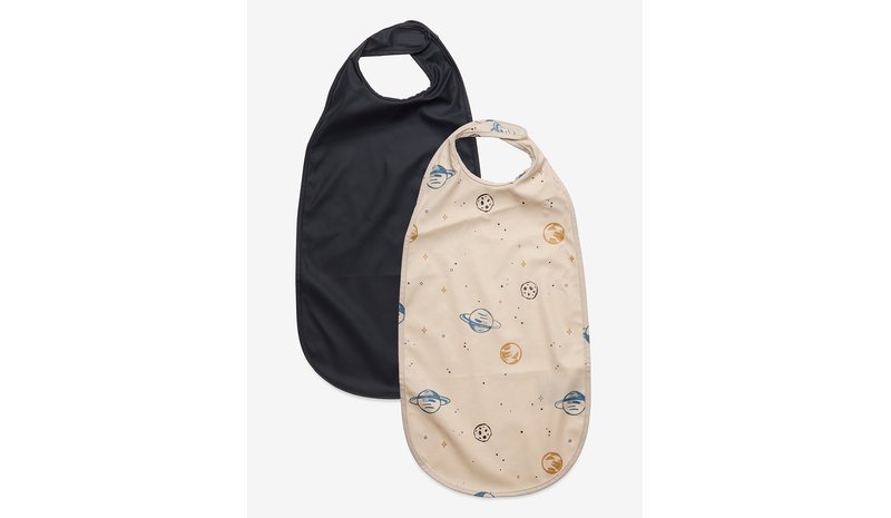 CELAVI Long Pu Bib 2-Pack - DARK NAVY - One Size – kuva 1/1