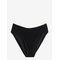 LINDEX Pattern-Knit Bikini Bottom - BLACK - M – kuva 1