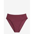 LINDEX Brief Bikini High Hanna Rib - DARK DUSTY RED - XL