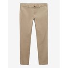 MANGO Barna Slim-Fit Twill Chino Trousers - LIGHT BEIGE - 40