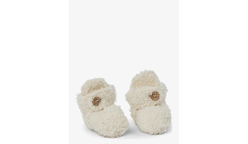 SMALLSTUFF Booties Bouclé Merino Wool - OFF. WHITE - 92-98 – kuva 1/1