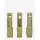 HOUSE DOCTOR Hooks, Hdbath, Golden - GOLDEN - W:1.5 cm.H:7 cm