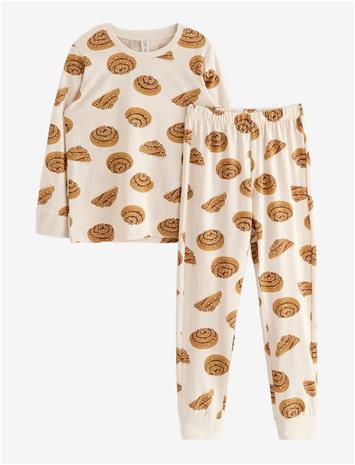 LINDEX Pyjama Cinnamon Roll - LIGHT BEIGE - 122/128 – kuva 1/1