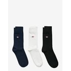 GANT 3-Pack Shield Socks - BLACK - 40-42