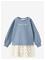 MANGO Floral Sweatshirt Dress - MEDIUM BLUE - 2-3 – kuva 1