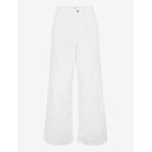 JDY Jdyiris Stretch Hw Wide Pant Pnt Noos - WHITE - L x 32