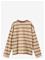 MANGO Striped Cotton T-Shirt - MEDIUM BROWN - 7-8 – kuva 1