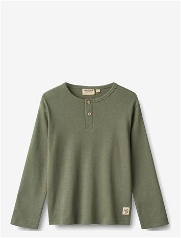 WHEAT T-Shirt L/S Morris - THYME - 98 – kuva 1/1