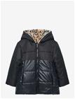 BOBOLI Reversible Parka Combined - BLACK - 116